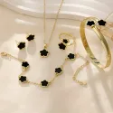 Hot Selling Bright Lucky Flower Jewelry Set - Add Charm and Elegance to Your Style