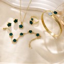 Hot Selling Bright Lucky Flower Jewelry Set - Add Charm and Elegance to Your Style