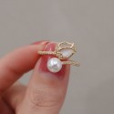 Tulip Bud Pearl Ring for Women | Elegant and Unique Design by Ultimate Fine