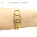 24K Gold-Plated Handmade Bracelet That Looks Like Real Gold | Ultimate Fine Luxurious Elegance