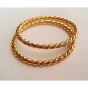 24K Gold Plated Handmade Bangles Online in Pakistan | 2, 4, 6 Bangles Set