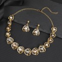 European and American Pearl Necklace Set – Bridal Accessories & Fashion Dress Jewelry