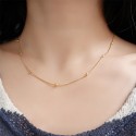 Elegant 18K Gold Round Bead Necklace | Ultimate Fine Luxurious Jewelry Collection