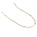 Elegant 18K Gold Round Bead Necklace | Ultimate Fine Luxurious Jewelry Collection