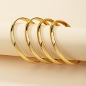 Popular Jewelry Wholesale 4 Metal Bracelets Set | Trendy Wholesale Jewelry Collection