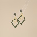 Long Green Diamond Earrings for Women | Sophisticated Statement Jewelry – Ultimate Fine