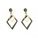 Long Green Diamond Earrings for Women | Sophisticated Statement Jewelry – Ultimate Fine