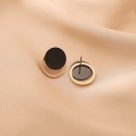 Female Simple Round Earrings | Elegant Minimalist Jewelry – Ultimate Fine