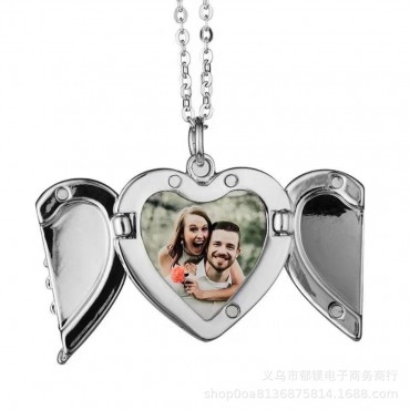 Angel Wings Couple Heart-Shaped Pendant | Meaningful Jewelry for Couples – Ultimate Fine