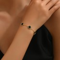 Five-Leaf Flower Bracelet for Women | Elegant, Minimalist Floral Jewelry