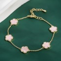 Five-Leaf Flower Bracelet for Women | Elegant, Minimalist Floral Jewelry