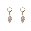 Exquisite Leaf Tassel Ear Buckle Earrings for Women | Light Luxury Fashion Jewelry