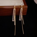 Long Tassel Earrings | High-End Niche Fashion Design for Elegant Women