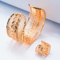 Open Copper Bracelet Ring | Trendy Fashion Jewelry for Women | Single Bangle