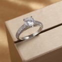 Elegant Engagement Gemstone Ring for Women | Zircon Ring