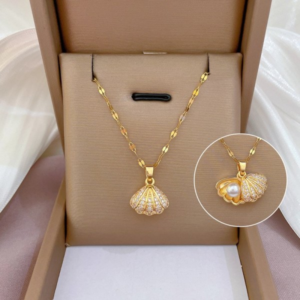 Korean version of diamond-studded fashionable female  pendant net celebrity jewelry