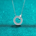 925 Sterling Silver Necklace for Women | Moissanite Niche Gold-Plated Necklace