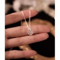 Elegant Silver Star and Moon Necklace for Women – Celestial Charm