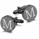 LOLIAS Classic Initial Cufflinks for Men | Elegant Accessories with Gift Box