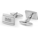 Mr.Van Crystal Rectangle Cufflinks for Men