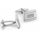 Mr.Van Crystal Rectangle Cufflinks for Men