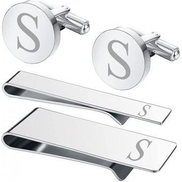 BodyJ4You Cufflinks & Tie Bar Set