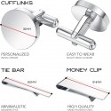 BodyJ4You Cufflinks & Tie Bar Set