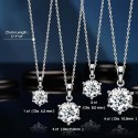 Moissanite Earrings & Necklace Jewelry Gift Set – 2.0 CTW 