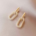 European and American Temperament Fashion Small Round Earrings for Women 